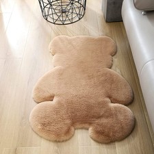 6x8 ft Bear Shag Large Rug, Soft Fluffy Faux Sheepskin Fur Rug Fuzzy Shaggy A...