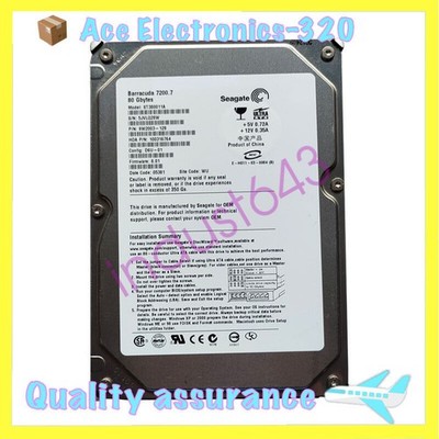 ST380011A Seagate 80GB 7200RPM PATA IDE 3.5'' Internal HDD Hard Disk Drive