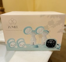 Zomee Z2 Double Electric Breast Pump With customizable settings Travel Kit New