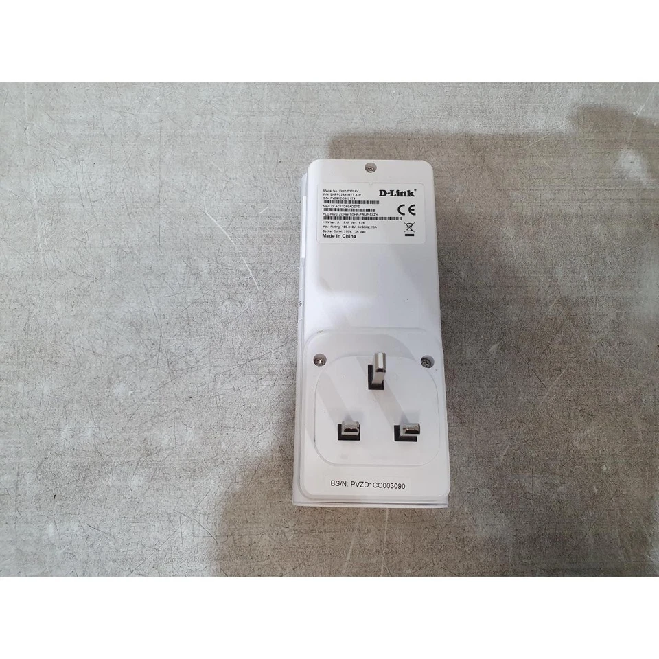 D-Link DHP-P326AV PowerLine Adapter White 250-V 2x-LAN Ports 200Mbps 3-Pin Plug - Image 4 of 4