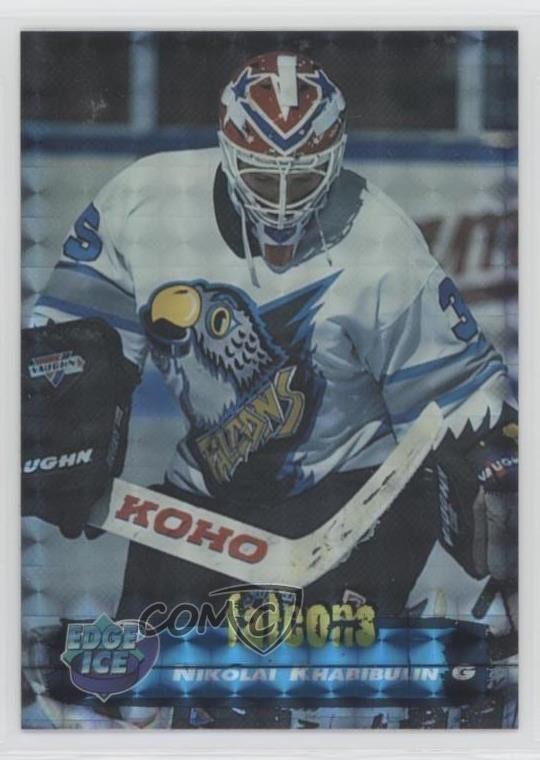 1995-96 Collector's Edge Ice Prism Nikolai Khabibulin #70 2a2