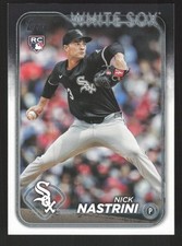 Nick Nastrini US225 RC Yellow Rainbow Foil 2024 Topps Update Chicago White Sox