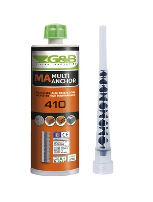 410ml Resin Chemical Polyester Anchor Fixing G&B - Chem Fix - Rawlplug - FFX -