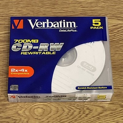 Verbatim CD-RW - 4x/700MB in OVP (x1 5er Pack) 