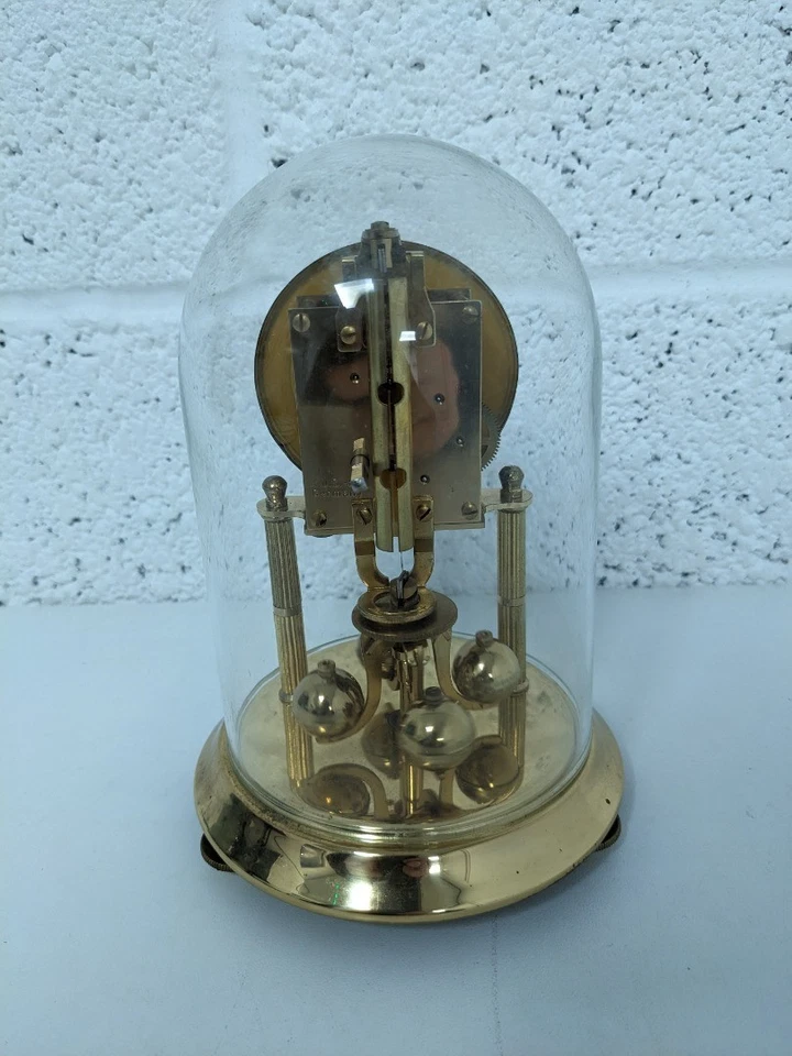 Kern Germany Carriage Clock Mechanical Glass Dome - Untested  - Image 3 of 4