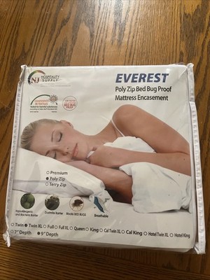 Everest Poly Zip Bedbug Proof Mattress Encasement Twin XL