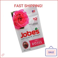 Jobe's Rose Fertilizer Spikes, Easy Plant Care Plant Fertilizer for Rose, Hydran