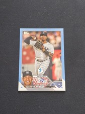 2023 Topps Series 1 1st Edition Gleyber Torres #299 Blue Foil SSP Bookend 1/5