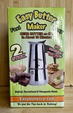 Easy Butter Maker (2 Stick Capacity) Oil & Butter Stovetop Cooking Infuser