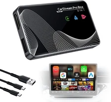 2025 Upgraded 【 3-in-1 】 HDMI Input Car TV & Wireless CarPlay Adapter & Android