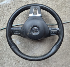 VOLKSWAGEN PASSAT B7, MK6 GOLF & OTHERS COMPLETE MULTIFUNCTION STEERING WHEEL