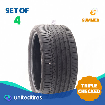 Set of (4) Used 315/30R22 Continental PremiumContact 6 107Y - 6.5/32