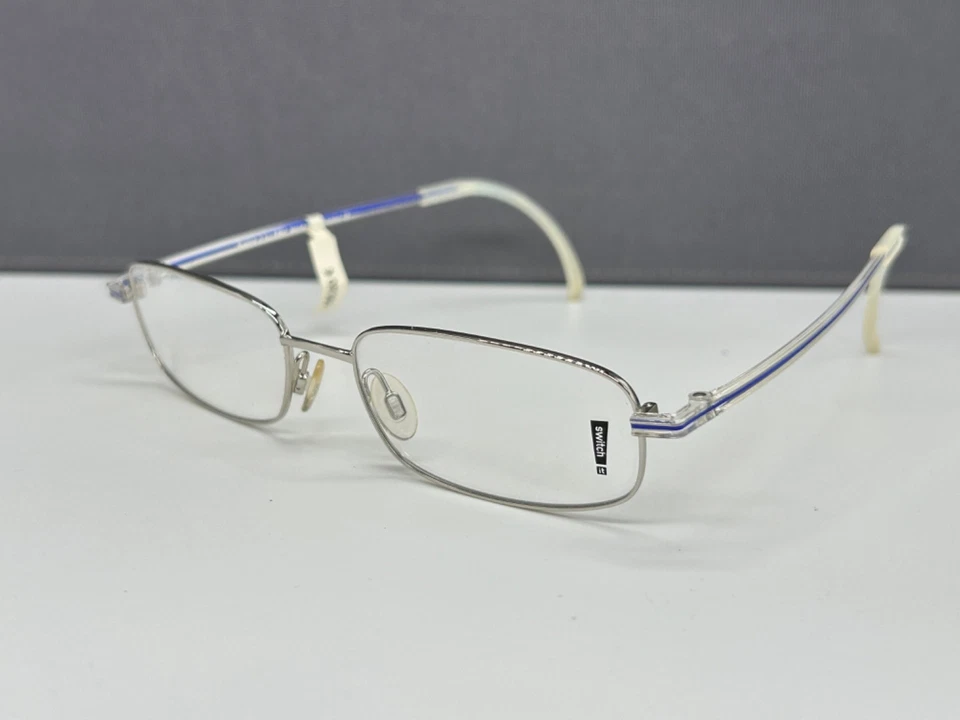 Switch it Brille Damen Herren Blau silber Wechselbügel 5302 - Bild 4 von 4