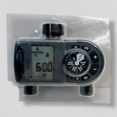 Orbit 56544 2-Outlet Hose Faucet Timer Gardening Golf Course (NEW)