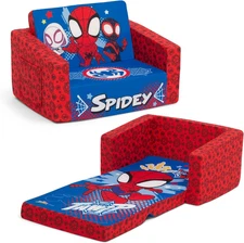 Spidey & His Amazing Friends Cozee Flip-Out Kids Chair Lounger 2-in-1