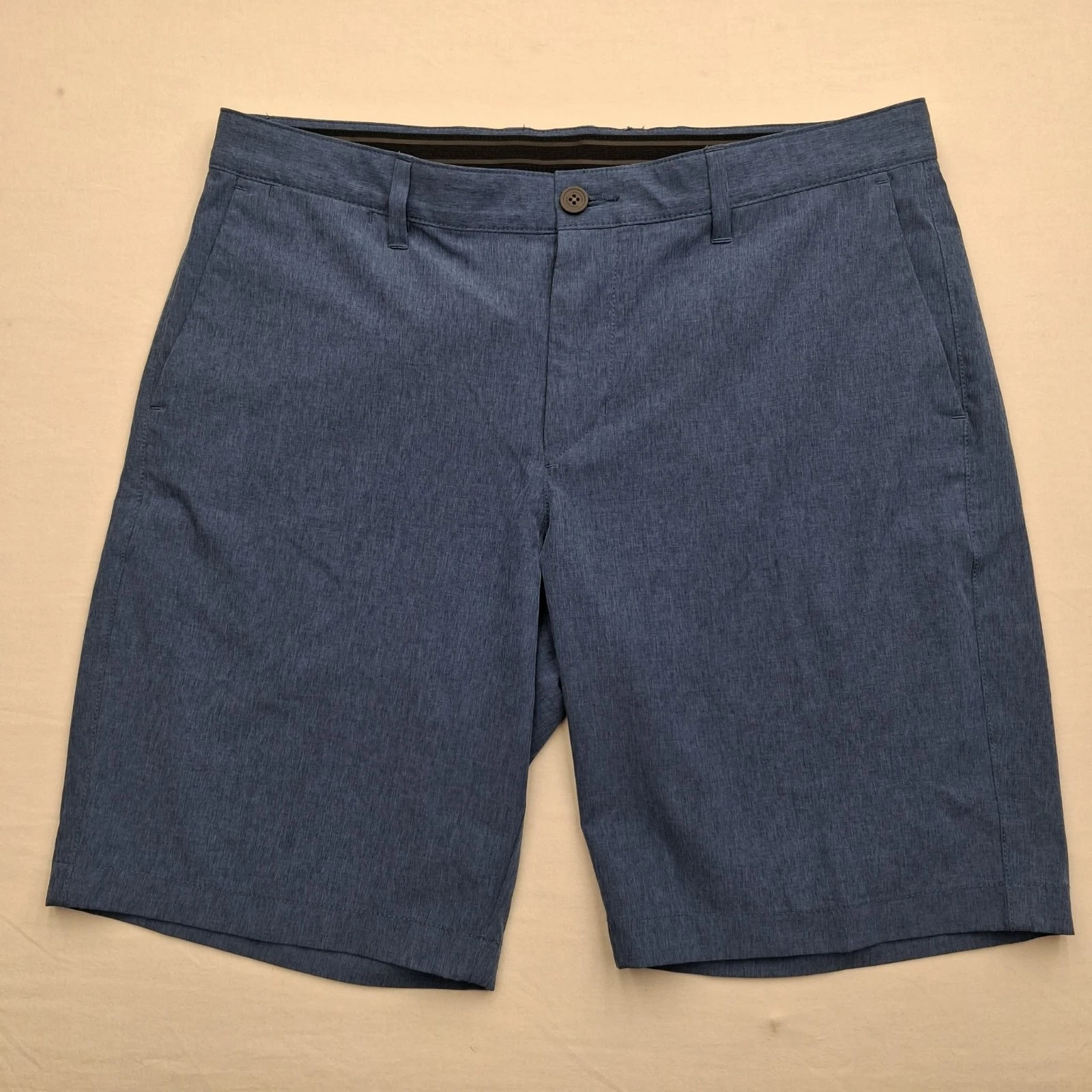 Tommy Bahama Boracay Shorts Men’s Size 35 Heather Blue Chino Golf Shorts Stretch