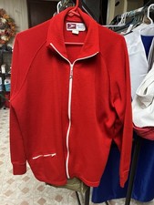 Vintage 1970  s Six Million Dollar Man Red Track Suit Jacket Authentic Original