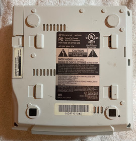 SEGA Dreamcast HKT-3020 Console, Controller w/ VMU & 2 Empty Game Cases Untested