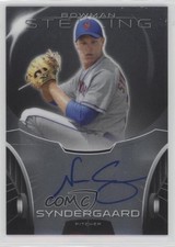 2013 Bowman Sterling Prospect Auto Noah Syndergaard #BSAP-NS Auto 1j2
