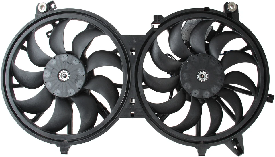 For 2012-2013 INFINITI M35h Dual Radiator and Condenser Fan Assembly TYC — 第 4/4 张图片