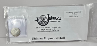 Ultimate Expanded Shell .25 US State Head Johnson Precision Magic Products NOS
