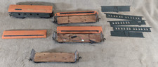 Varney 2033 Lot of Train Cars Wooden and Metal Parts Vintage