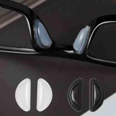 5 Pairs Anti-slip Silicone Stick On Nose Pads For Eyeglasses Sunglasses Glasses
