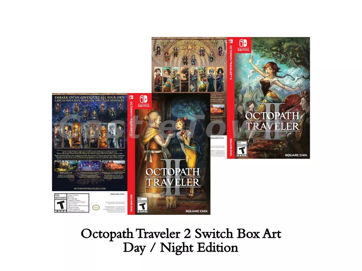 Traveler Switch Art Alternate Sided eBay | Double Box Octopath 2 Nintendo