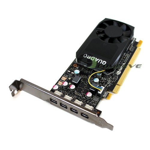 HP nVidia Quadro P620 2GB PCIE x16 4 x Mini DP L11436-001 L21968-001 Video Card - Picture 2 of 2