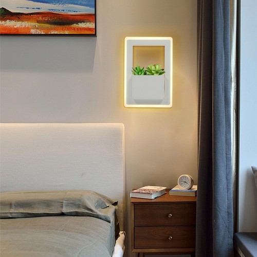 Nordic Led Wall Sconces Modern Green Creative Plant Wall eBay