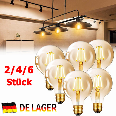E27 LED Vintage Edison Lampe Filament Glühbirne Nostalgie Retro Bulbs Warmweiß