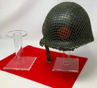 Thick Acrylic Display Hat, Helmet, and Cap Stand, 6" short or 10" tall stands