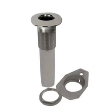 C.E. Smith Screwless Flush Mount Rod Holder - 0 Degree - Black Liner - No Logo [