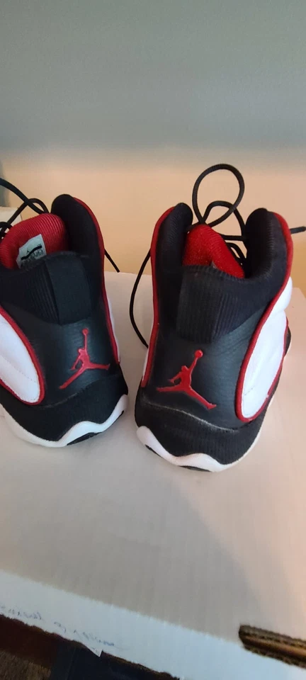 Nike Air Jordan Pro Fuerte Blanco, Negro, Rojo Universitario Para Hombre 11.5. #407285 Foto 4 de 4