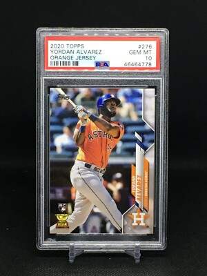 スポーツ選手 Yordan Alvarez RC Auto 2020 Topps YORDAN ALVAREZ RC Rookie Card PSA 10 Astros | eBay