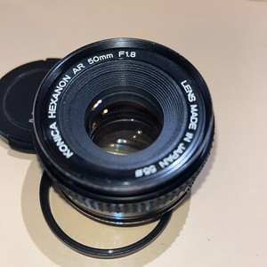 Konica Hexanon AR 50mm f1.8 lens, MINT- condition.