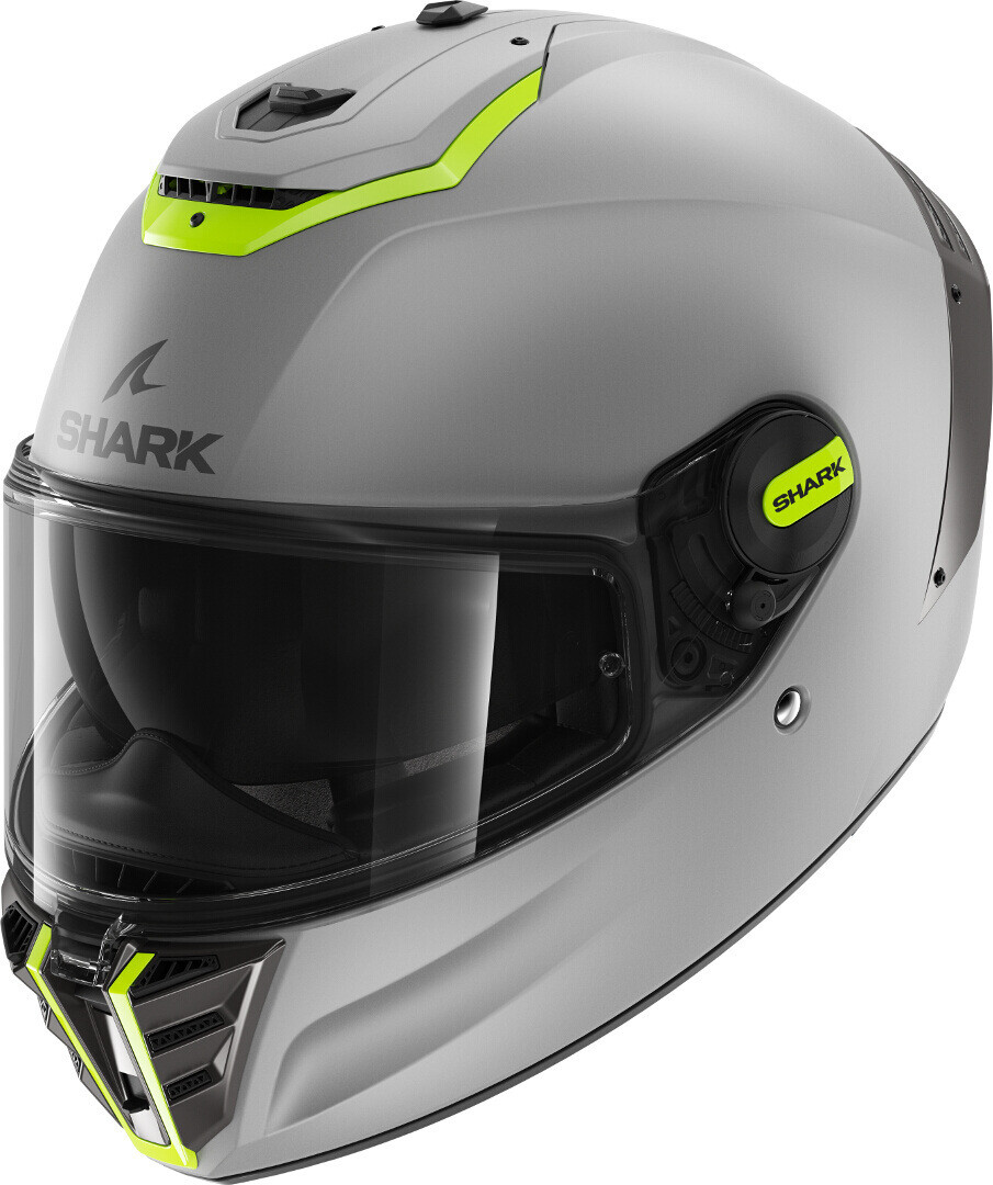 CASCO MOTO INTEGRALE CARBONIO SHARK SPARTAN RS BLANK SILVER MATT TG S