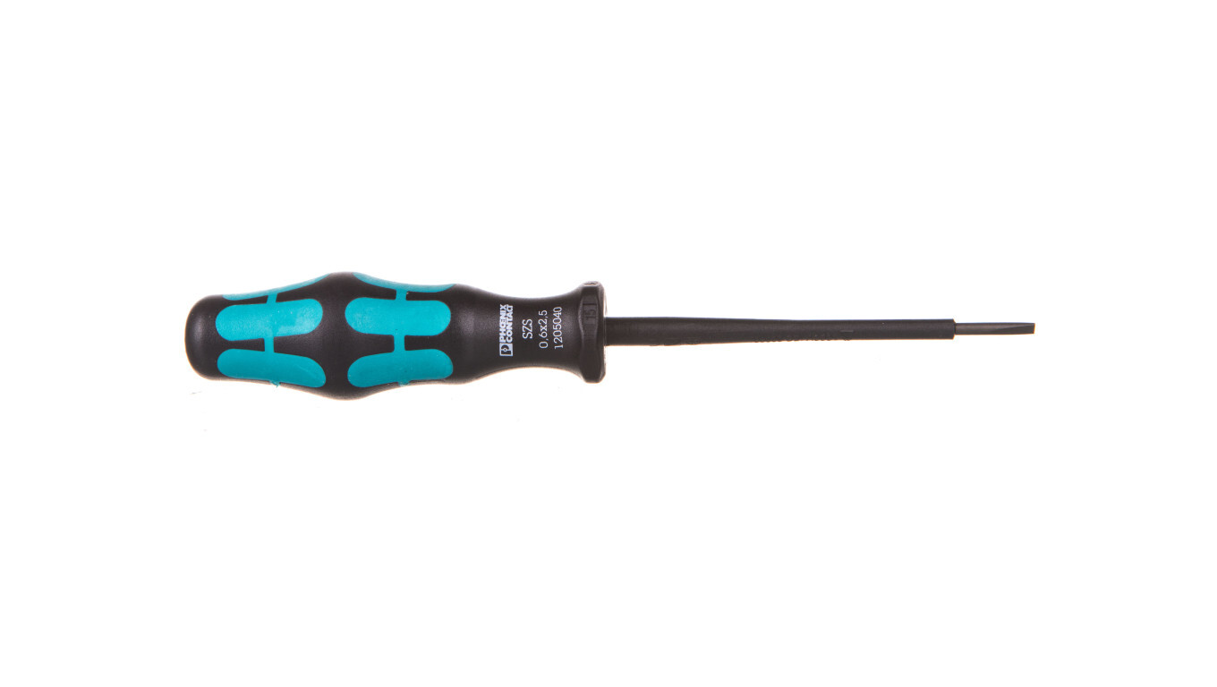 Slotted screwdriver 0.6x2.5x80mm SZS 0.6X2.5 VDE 1205040 /T2UK