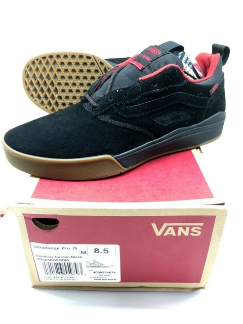 vans x spitfire ultrarange pro black skate shoes