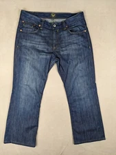 Kasil Workshop Harris 33x26 Mens Jeans Made In USA Bootcut Ocean Wash