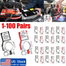  Battery Terminal Connector Top Post Positive Negative Heavy Duty Universal LOT