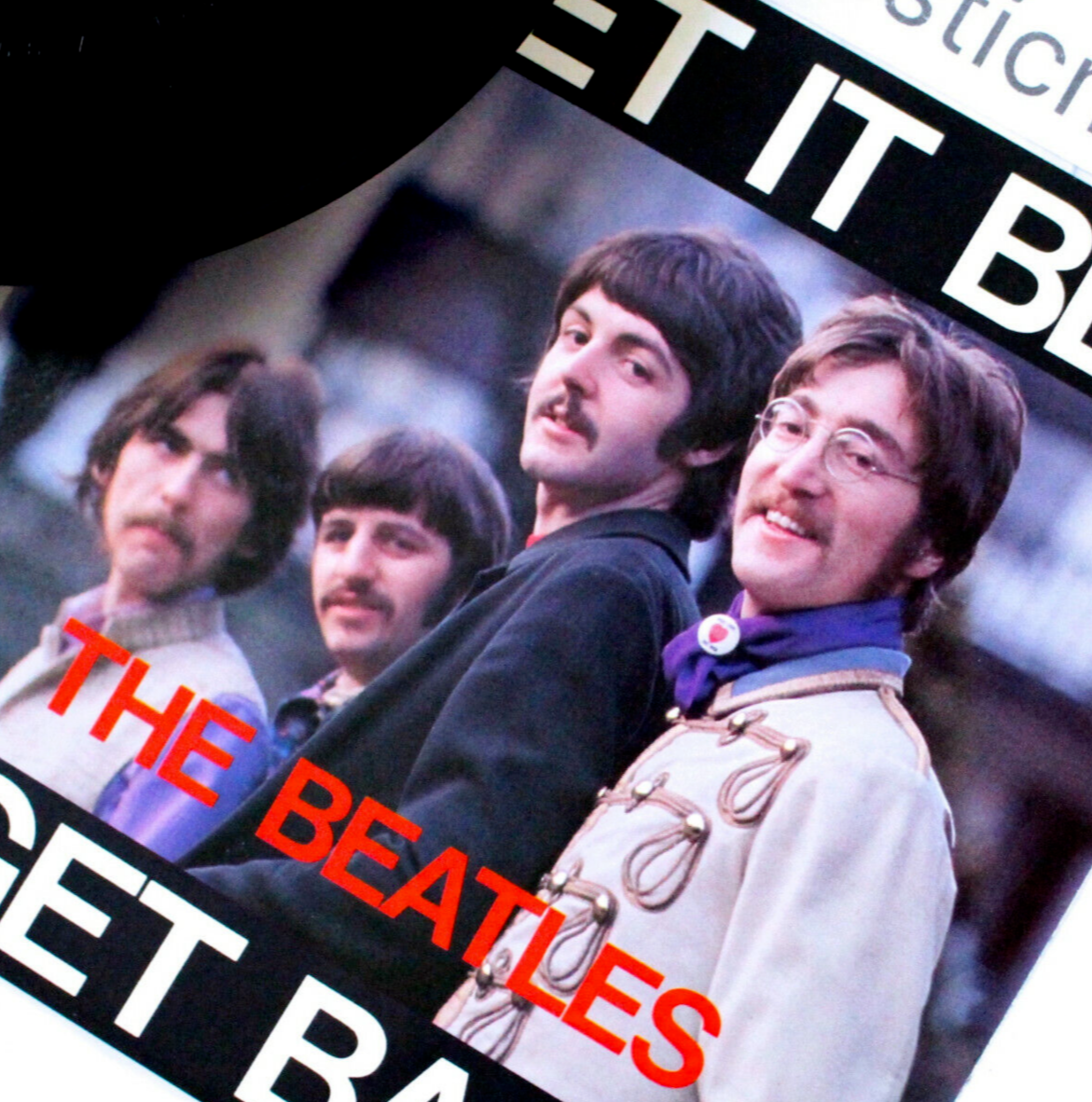 RARE SGT PEPPERS PHOTO COVER THE BEATLES LET IT BE GET BACK 7