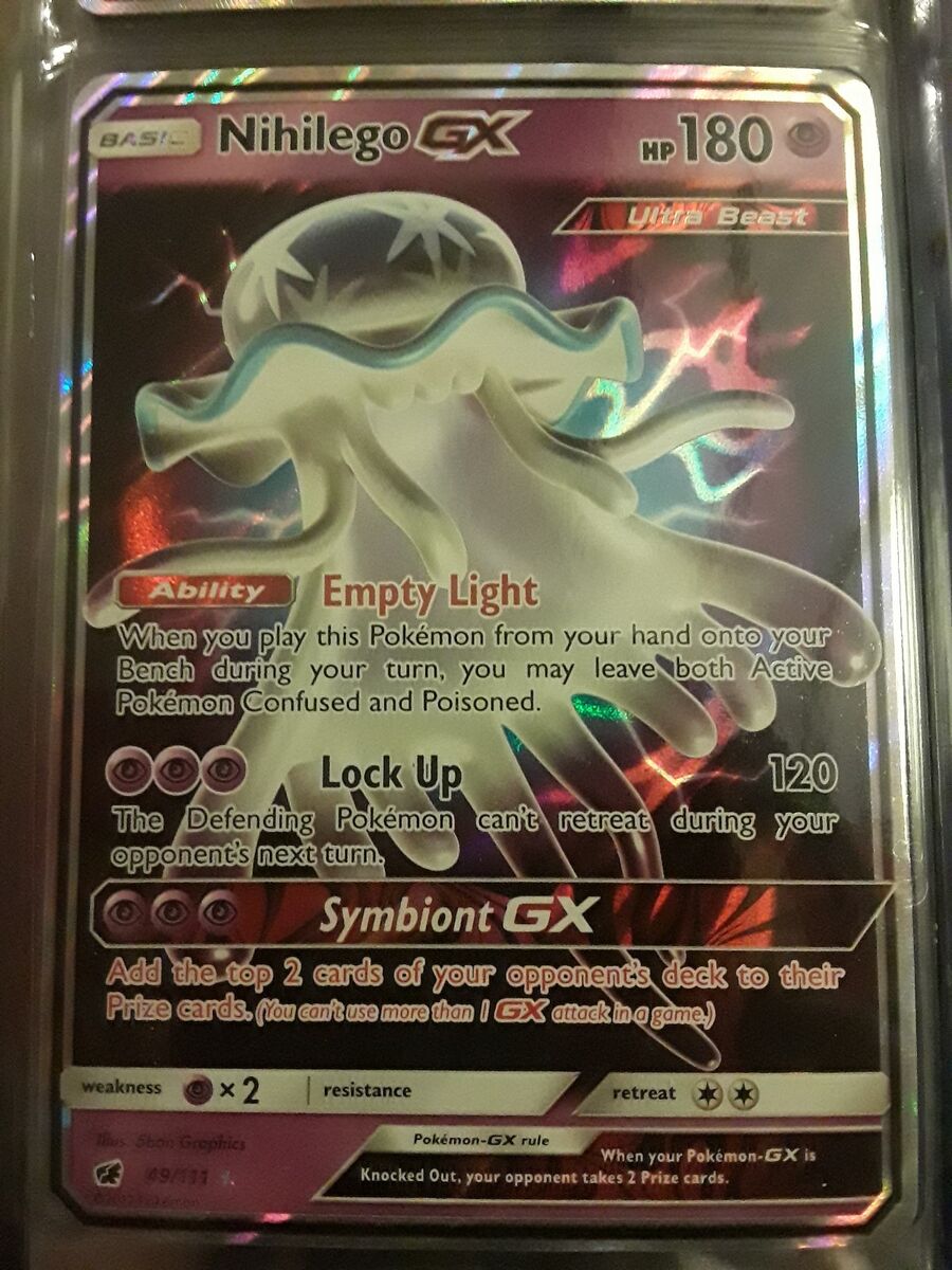 Nihilego Gx 49/111 + 30 Cartas Grátis (originais Copag)