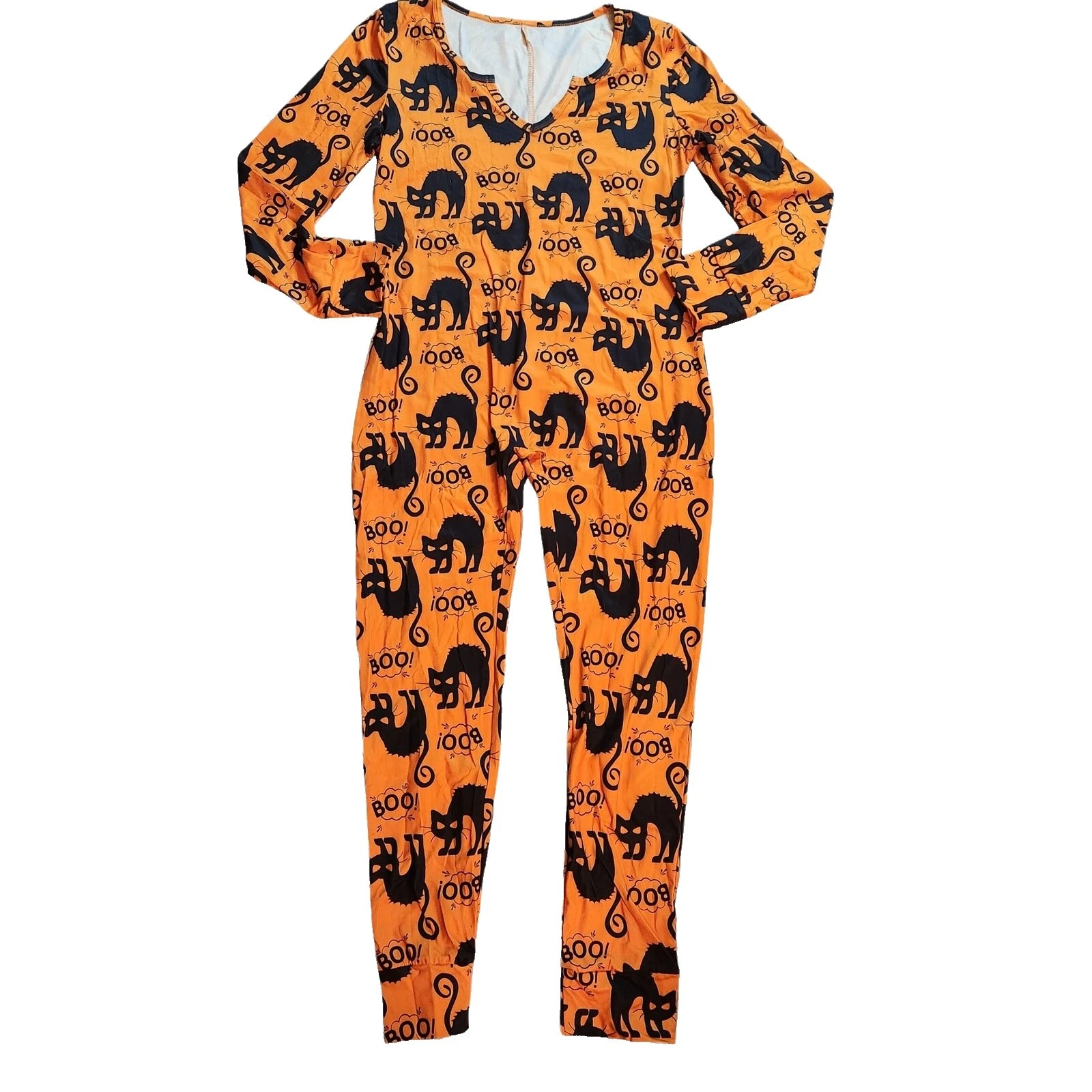 Estampa animal Cat One Piece Pijamas e roupões para mulheres