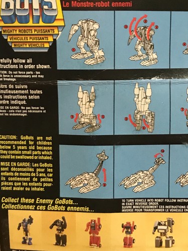 1985 TONKA GO-BOTS, SCORP 47, NEU IN VERPACKUNG, SIEGEL NR. 7253 - Bild 3 von 3