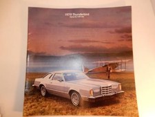 1979 Ford Thunderbird Car Vintage Brochure Catalog Of New Models Interior Colors
