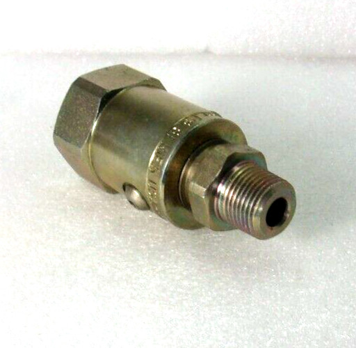 Parker In-Line Swivel 3/8 NPT Male X 3/8 NPT Female Steel
