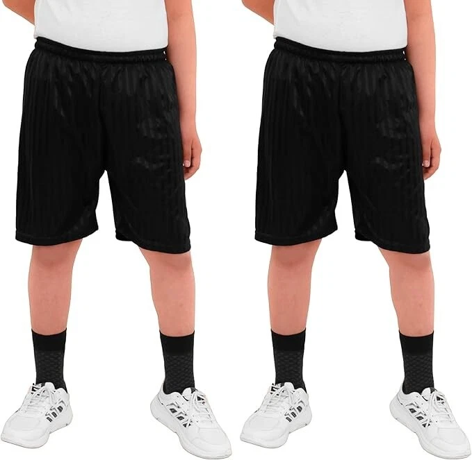 Cocoavenue Kids School Football PE Shorts - Shadow Stripe - Multiple Colors