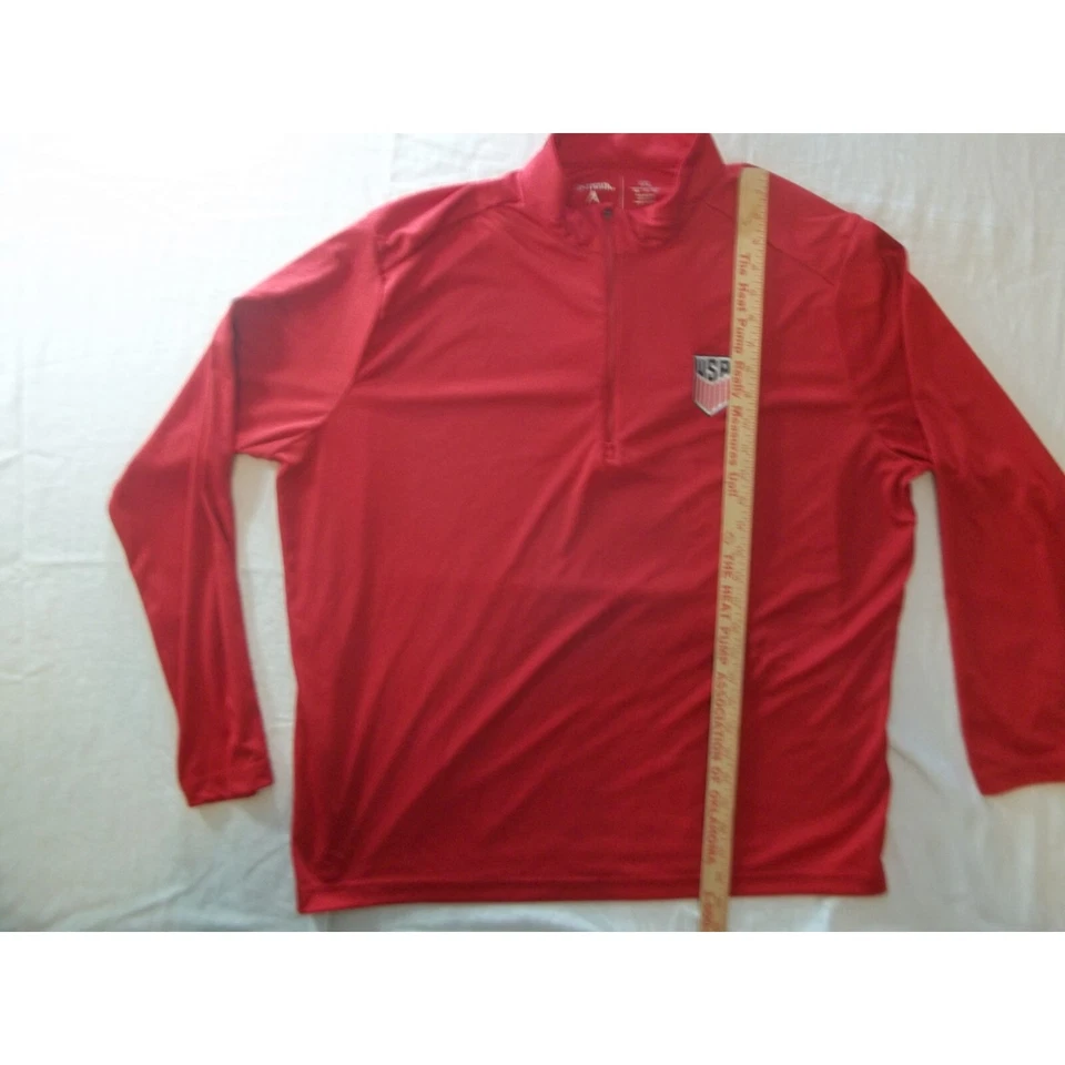 Camisa Antigua de los Juegos Olímpicos de Estados Unidos para hombre talla XXL manga larga 1/4 cremallera ropa deportiva Foto 4 de 4