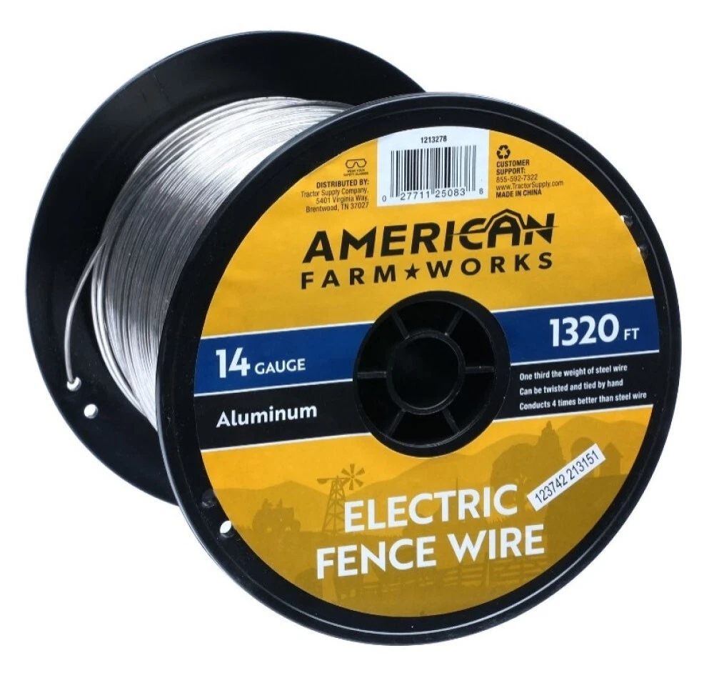 Aluminum on sale fence wire
